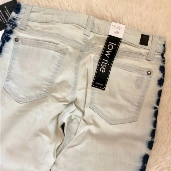 NWT Jessica Simpson Tie Dye Low Rise Skinny Jeans Size 28 - Picture 13 of 16